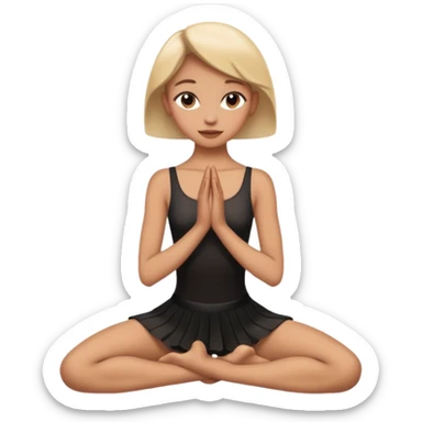 Hands on knees dance sticker