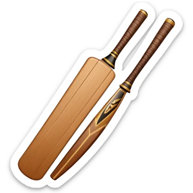 cricket bat emoji in text sticker