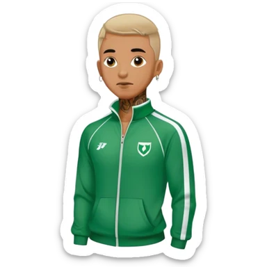 Jang Deok-su , Age: Late 50s
Appearance: A fierce man with tattoos, A large, have a tattoo on his neck.
Outfit: Green player tracksuit sticker