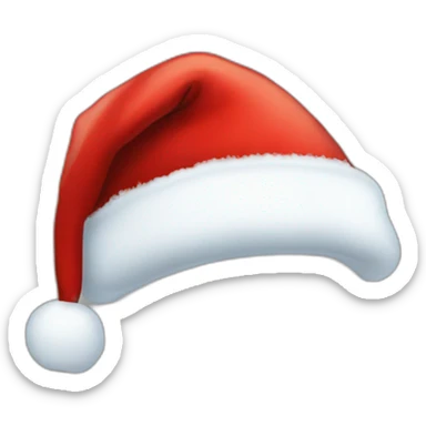 empty santa hat sticker