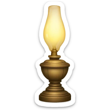 lighted lamp  sticker