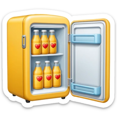 mini fridge sticker
