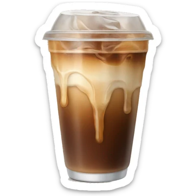 Iced coffee sticker