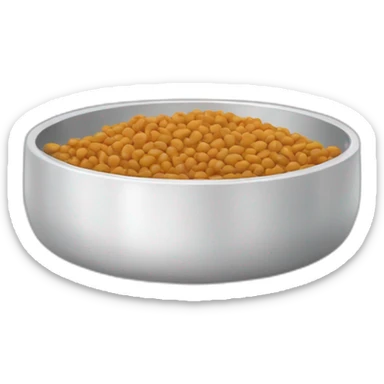 dog food bowl sticker