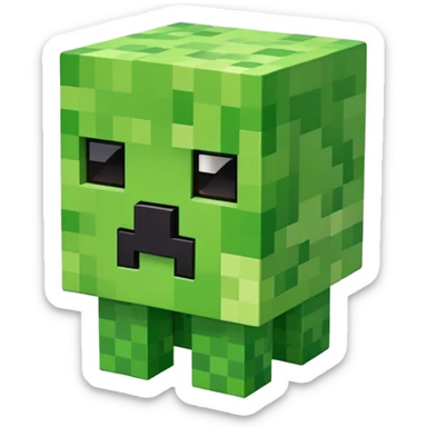 minecraft creeper sticker