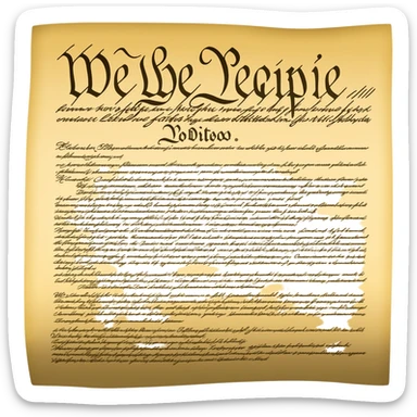 U.S. Constitution sticker