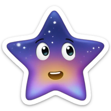 cute star sticker