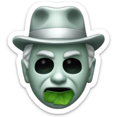 silver shamrock from halloween 3 sticker