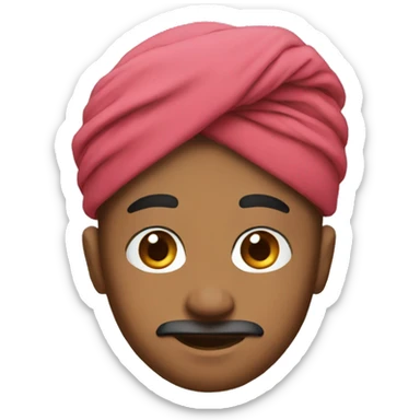 Turban sticker