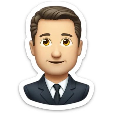 President Volodymyr Zelenskyi sticker