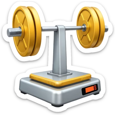 aparelhos academia peso sticker