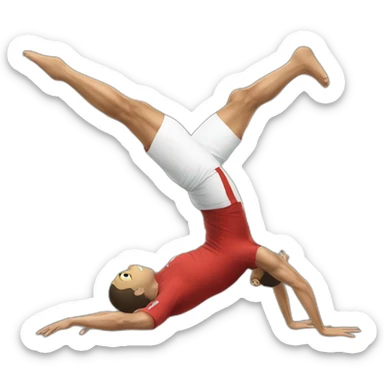 Ronaldo retourner acrobatiques sticker