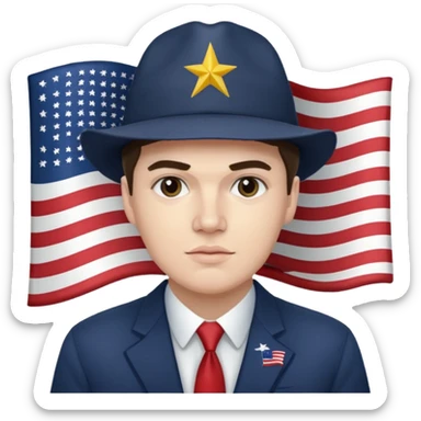 AF America first flag Nick Fuentes  sticker