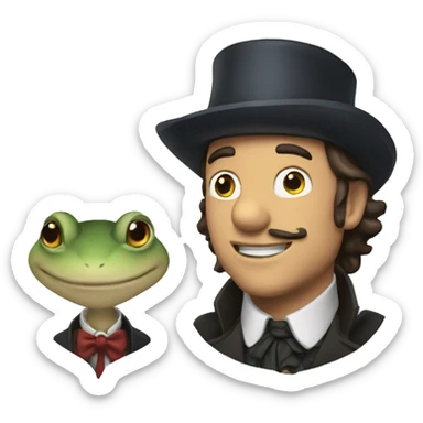 The Adventures of Ichabod and Mr. Toad  sticker