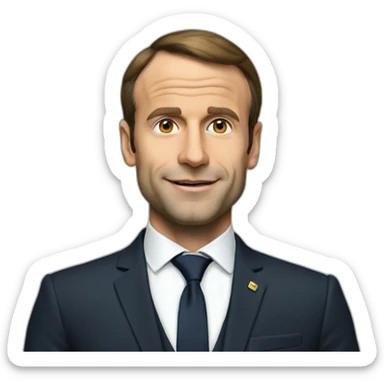 Macron et 49.3 sticker