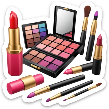 make-up supplies sticker