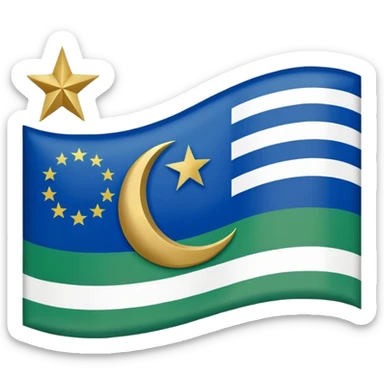 Uzbekistan flag sticker