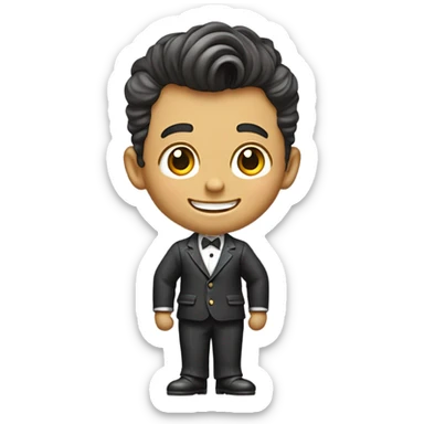 Teddy boy trickster  sticker