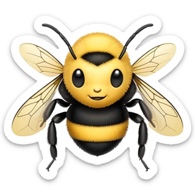 cute bumblebee sticker