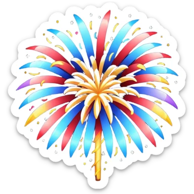 fireworks sticker