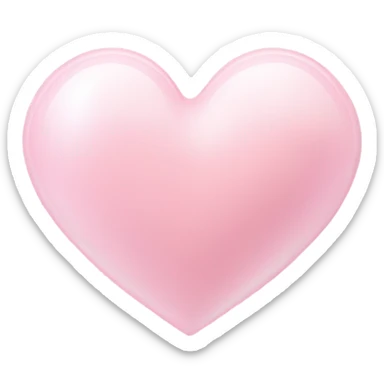 Baby pink heart sticker