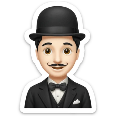 Charlie Chaplin sticker
