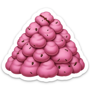 Caca 💩 rose sticker