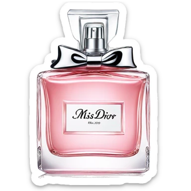 Miss dior perfume sticker