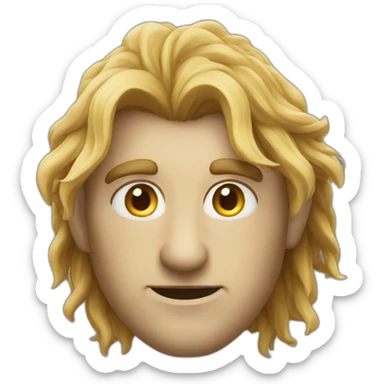 knigt-face-hobbit sticker