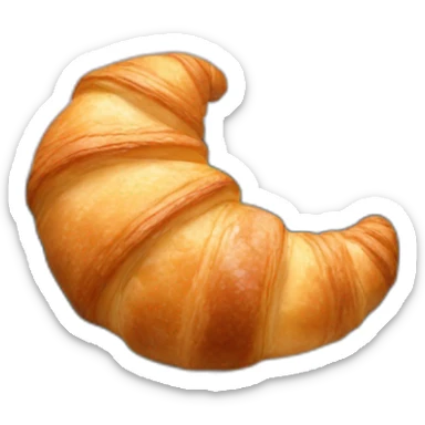 croissant eating croissant sticker