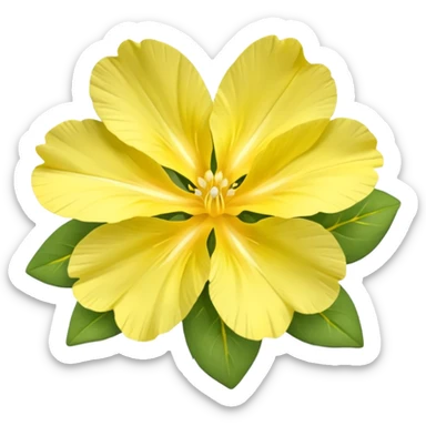 Evening primrose sticker