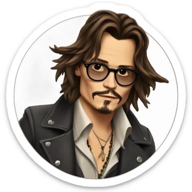 johnny-depp sticker