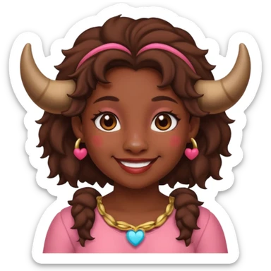 Tauros girl in love sticker