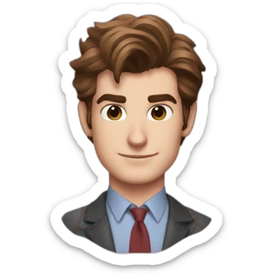 Andrew garfield spiderman sticker