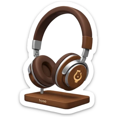 headphones holder/stand sticker