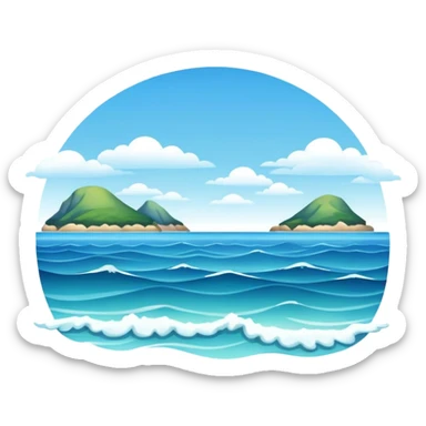 Ocean sticker
