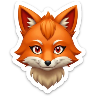 Kurama Anime 9 tails sticker
