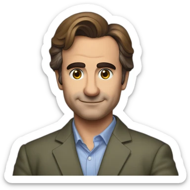 Mitsotakis dressed like super mario sticker