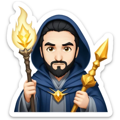 Stormcaller Wizard sticker