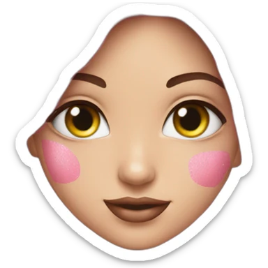 pano rosa com glitter sticker