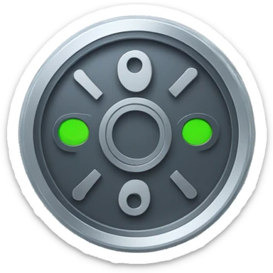 circle coin-gpu inside sticker