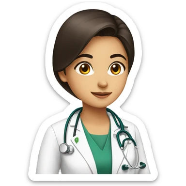 Doctor pakistani girl sticker