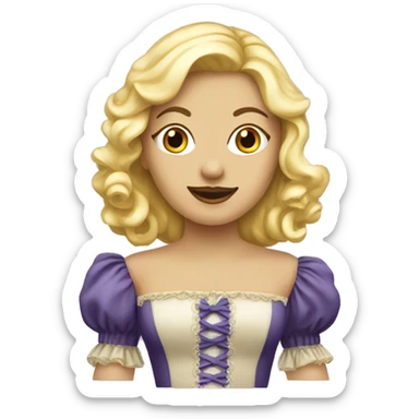 Blonde vénitienne  sticker