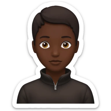 WIl je voor mij emoij maken
Je ziet gezicht, persoon. Maar zie alleen silhout, onbekend. sticker