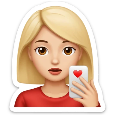 a person sending a message, representing gossip sticker