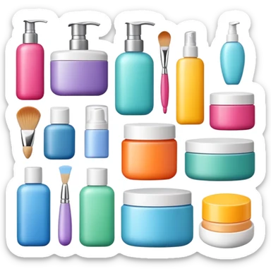 Personal care, care cosmetics sticker