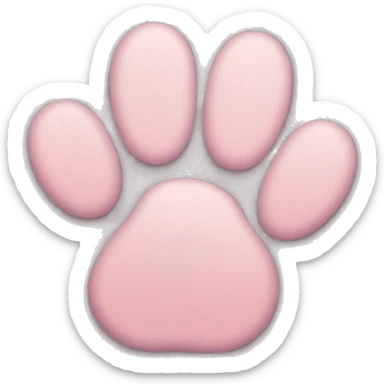  cute paw sticker