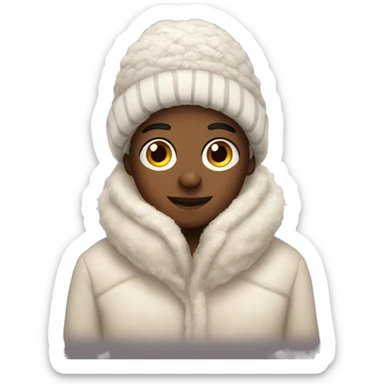 Cozy winter vibe  sticker