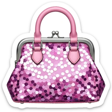 cute glamaholic purse sticker