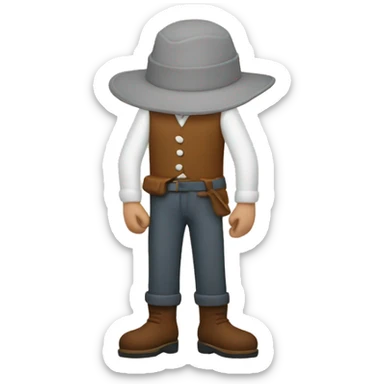 square cobbler  sticker